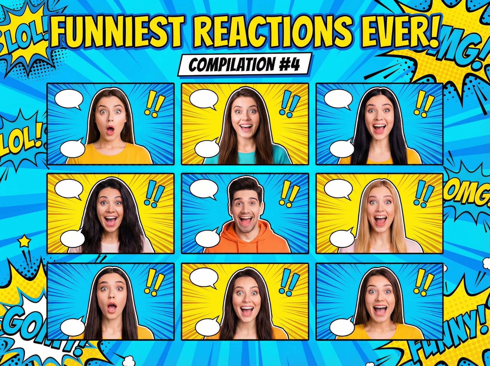 17c一起草搞笑反应视频合集